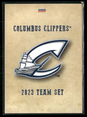 Checklist 2023 Columbus Clippers Team Set | eBay