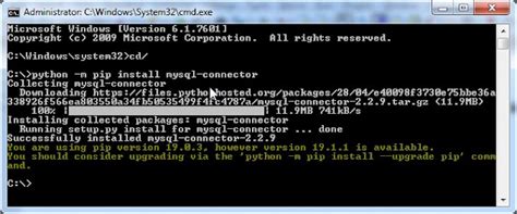Image result for MySQL Python Pip Install Cmd