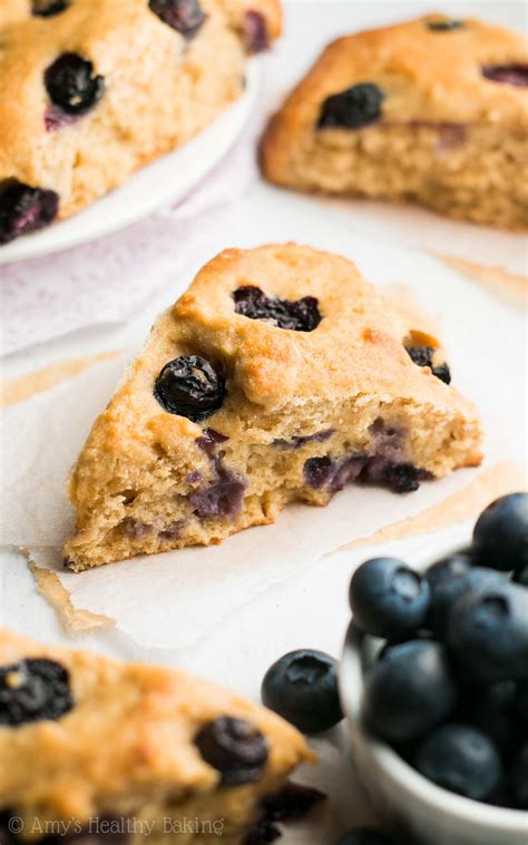 The Ultimate Healthy Blueberry Scones {Video Included!} | Amy's Healthy ...