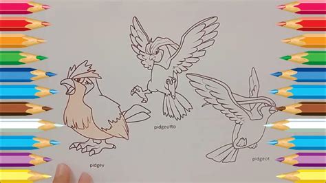 Image result for Pidgeotto Color Pages