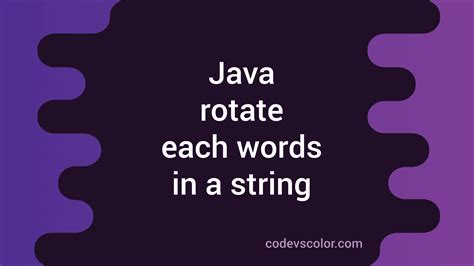 Image result for Rotate String Words Java