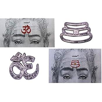 Buy KRIWIN® Trishul & Om Tilak/Tika Stamps Online at Low Prices in ...