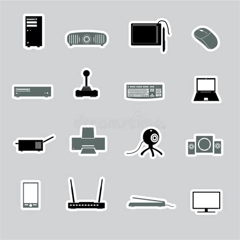 Image result for Computer Peripherals Illustration
