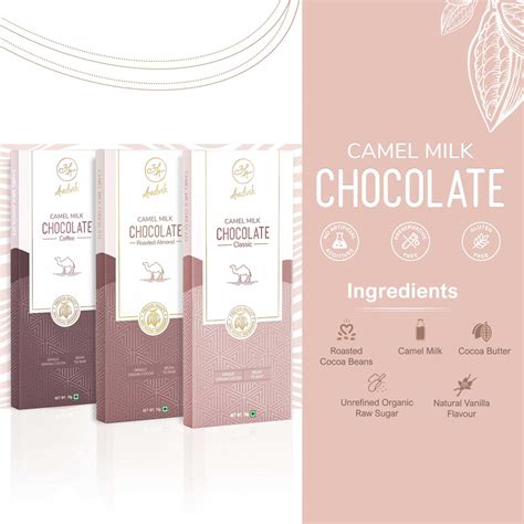 Assorted Premium Camel Milk Chocolate Box – Roasted Almonds, Coffee and ...