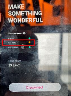 Image result for Snapmaker Camera Capture Not Working