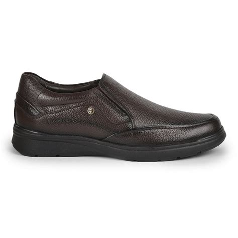 Buy Healers Formal (Brown) Non lacing Shoes For Men AV-06 By Liberty