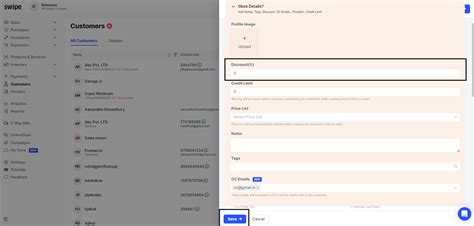 How to set default discount for customer on web? - General - Swipe