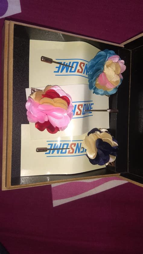 Buy MENSOME Flower Brooch/Lapel Pin For Men Blazer Suit in Combo Pack ...