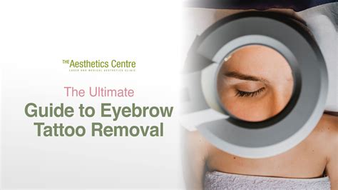 Eyebrow Tattoo Removal Guide | The Aesthetics Centre