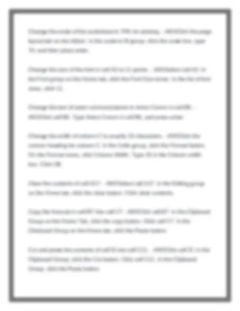 Image result for Excel Module 1 Sam Exam