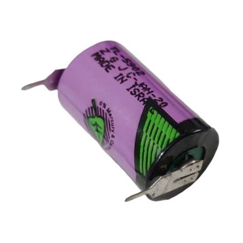 TADIRAN TL-5902 3.6V 1/2AA Size 1100mAH High Energy Lithium Battery ...
