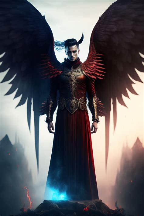 Half Angel Half Demon Wings