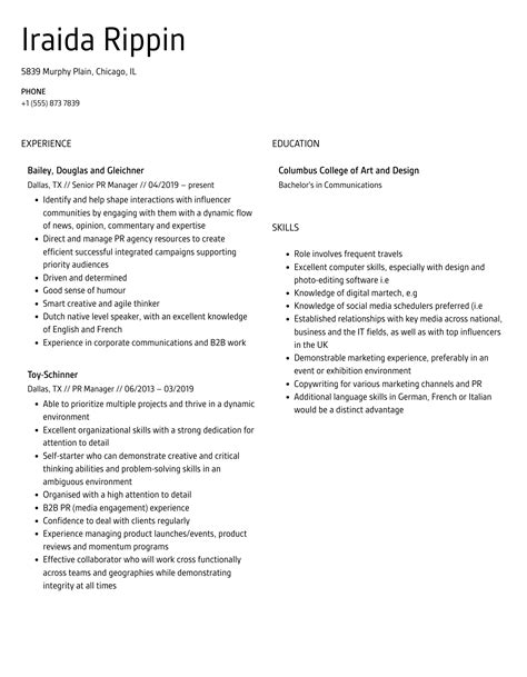 Image result for PR Manager