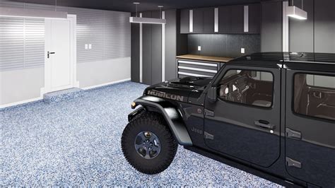 Polyaspartic garage floor coating in Dallas - MyGarageFloors