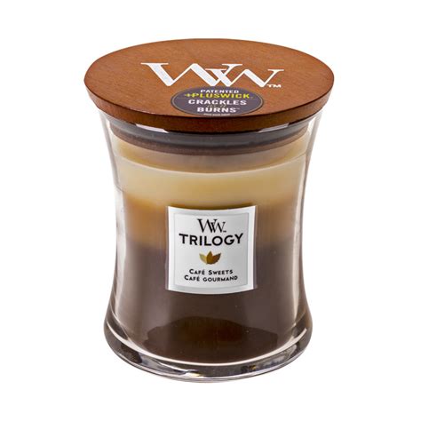 WoodWick Trilogy Café Sweets glass medium | ExcaliburShop
