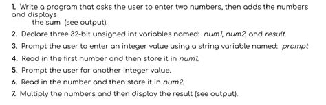 Image result for Write an Algorithm to Add Two Numbers Entered by User