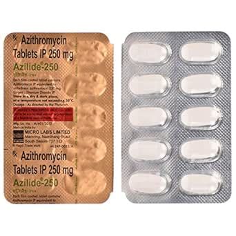 Azilide - 250 - Strip of 10 Tablets : Amazon.in: Health & Personal Care
