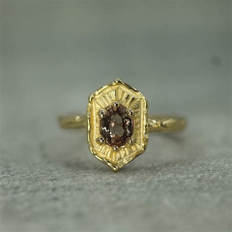 Emma Glover Ancient Rose Sapphire Ring (c)