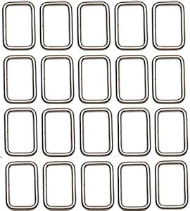 Risan Rectangle Bag Purse Snap Hook Metal Loop Rings Webbing Belts ...