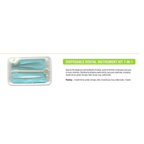 Disposable Dental Instrument Kit 7 in 1 - Dentalmart
