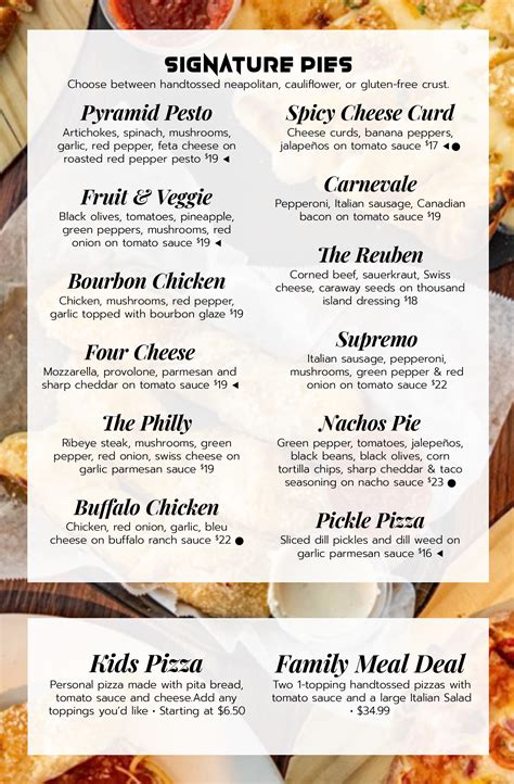 Image result for Pyramid Menu