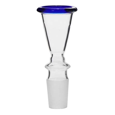 Glass bowl conical with rim 18.8 blue, 4,95