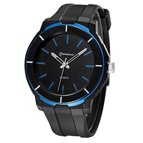Buy MInGRUI Analog Wrist Watch for Men & Boys (Blue) at Amazon.in