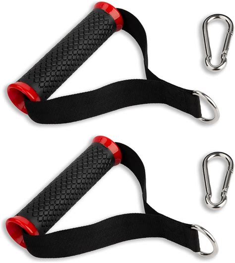 Gym Cable Attachment Handles – Premium Grip Exercise Handles (Pair ...
