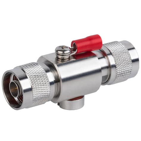 Buy Lightning Arrestor N Type Male to Male Frequency 0-6 GHz 50 ohm ...
