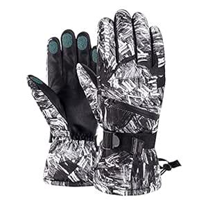 HOIHOO Ski Gloves, Waterproof Snow Gloves -30℉ Winter Gloves for Cold ...