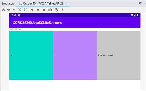 How to Use Spinner in SQLite in Android Studio 的图像结果