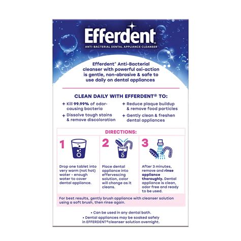 Efferdent Retainer & Denture Cleaner Tablets, India | Ubuy