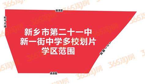 2019新乡学区地图出炉！新一街中学、新乡学院附中学区首次曝光_大道