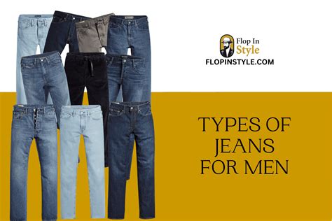 10 Types Of Jeans For Men (Jeans Fit Guide)