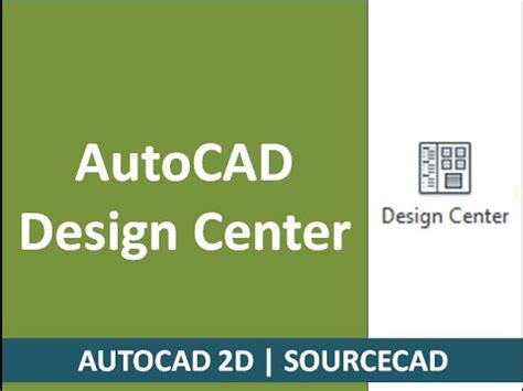 Image result for AutoCAD 2018 Tutorial Design Center