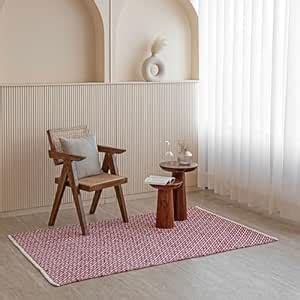 Buy HOMEMONDE Diamond Woven Floor Area Rectangular Rugs 2 X 3 Feet ...