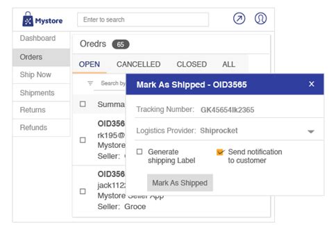 Mystore ONDC Logistics Solutions