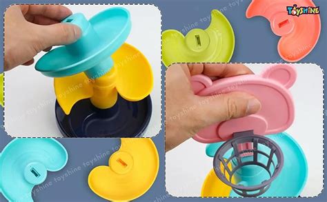 Buy Toyshine 4 Layer Ball Drop and Roll Swirling Tower for Baby and ...