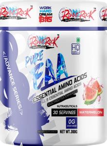 RONNIROCK Pure EAA 300gm Watermelon Flavor 30 Serving Supports Muscle ...