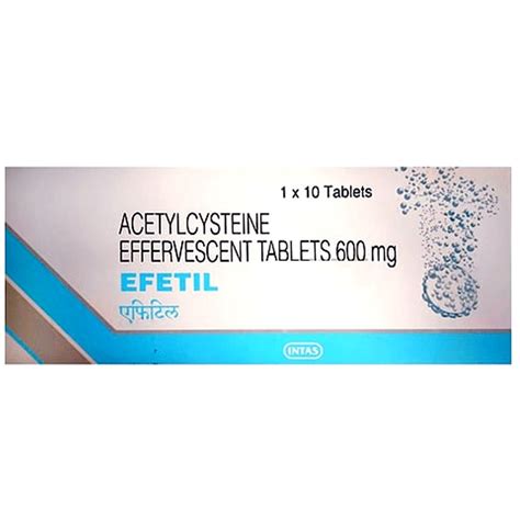 Efetil 600mg Tablet 10's Price, Uses, Side Effects, Composition ...