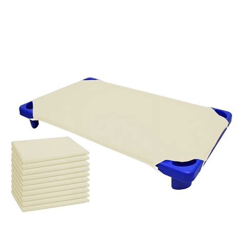 Camp County Beyond Cotton-Polyester Blend, Toddler Size Day Care Cot Sheet, Ivory, 22 x 52, for ...