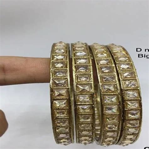 Bangle Set - Gold Plated Stone Stud Bangle Manufacturer from Mumbai