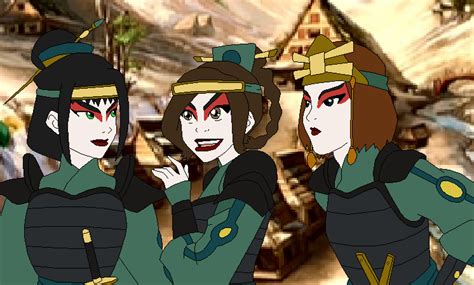 Kyoshi Warriors by SelenaEde on deviantART | Kyoshi warrior, Avatar ...