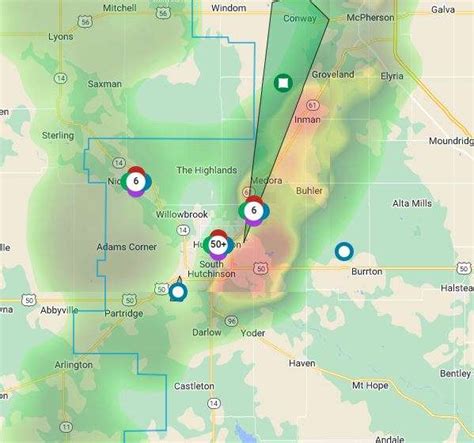 77 mph wind gusts, power outages from storm in Hutchinson