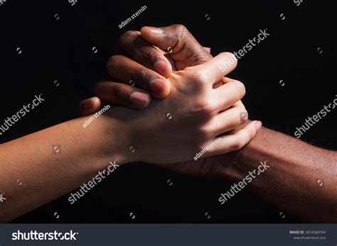 Male Female Hands Different Skin Tones Stock Photo 1874360104 ...