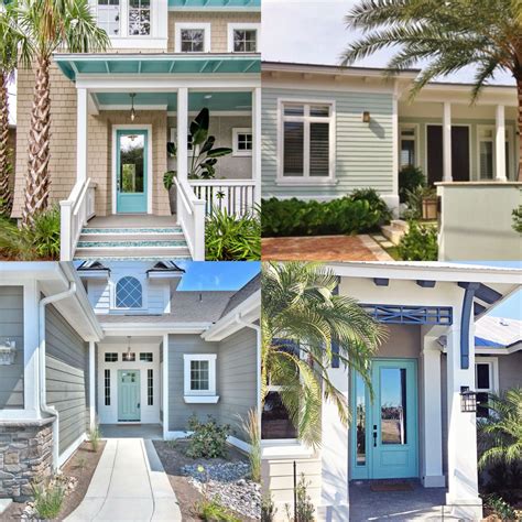 Coastal Beach House Exterior Paint Colors