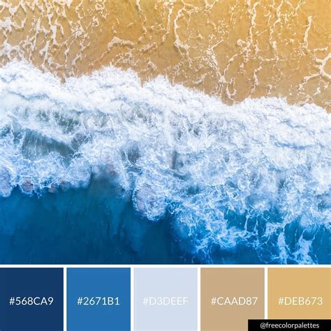 Color Palettes By Caitlyn 🌈👩‍🎨 on Instagram: "🌊🌊🌊 - @freecolorpalettes ...