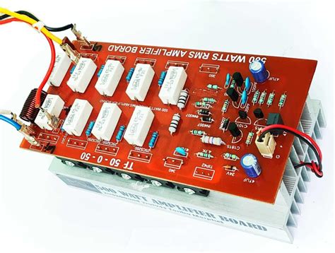 MV COLLECTION Durable Heavy-Duty 500 Watt Rms 2Sc5200 Amplifier Board ...