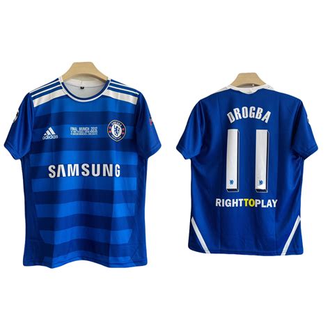 Best Retro jersey Chelsea 2012 Ucl final edition Drogba Chelsea jersey ...