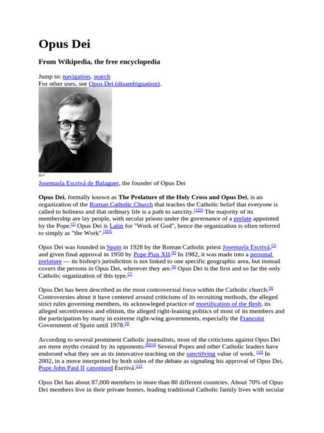 Opus Dei 的图像结果